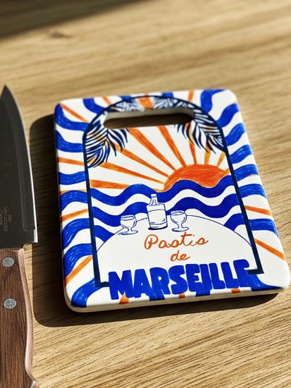 planche à découper Pastis de Marseille
