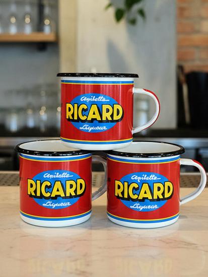 mug ricard émaillé