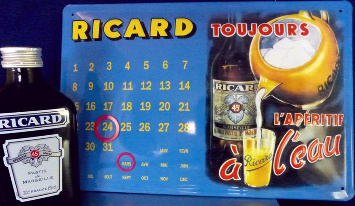 calendrier Ricard, idée cadeau de Marseille | Marseille In The Box