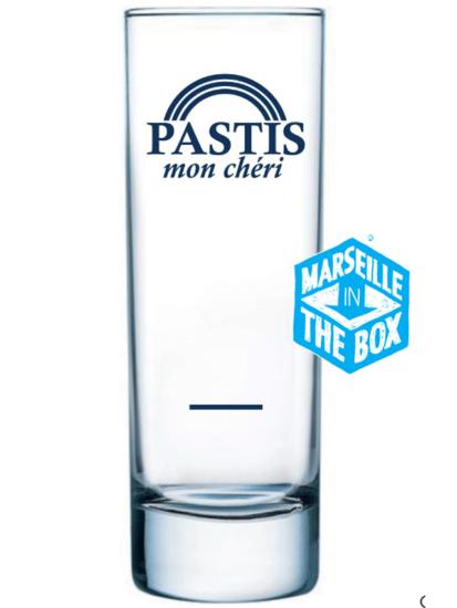 6 verres pastis tubes 22cl