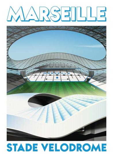 Affiche stade Vélodrome