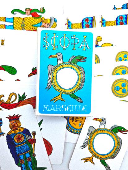 LE jeu de SCOPA Marseillaise